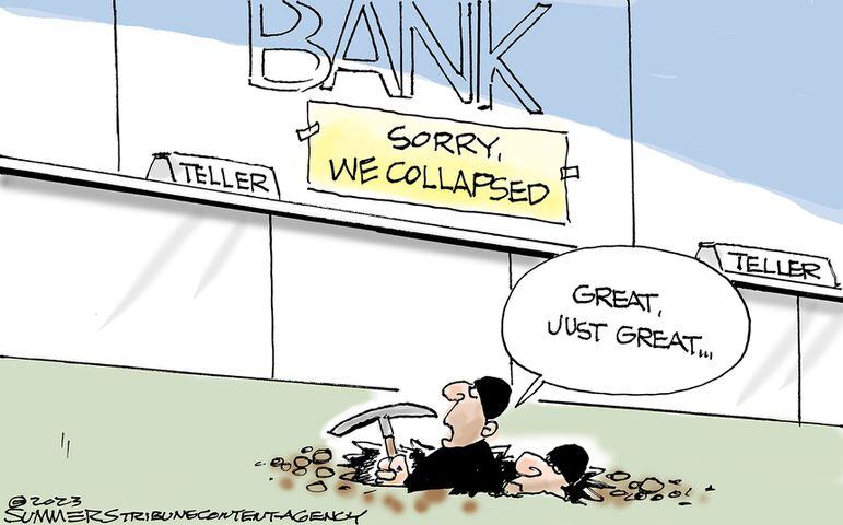 WEEK IN CARTOONS: Bank collapse, Russia and more