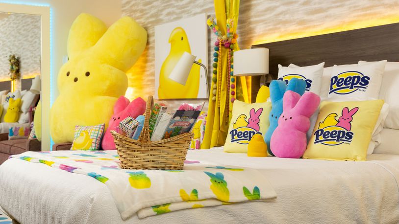 A look inside the PEEPS Sweet Suite at Home2 Suites by Hilton Easton in Pennsylvania. CONTRIBUTED/PEEPS