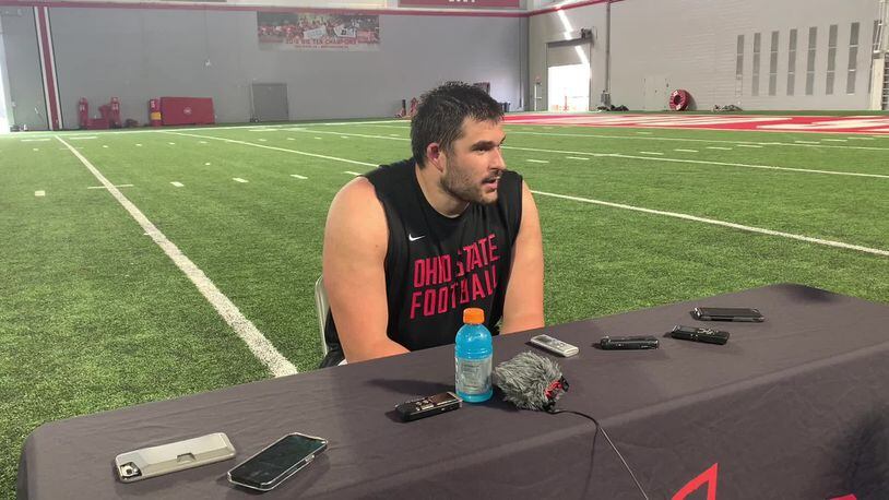 VIDEO: Josh Fryar talks about preparing to play left tackle at Ohio State