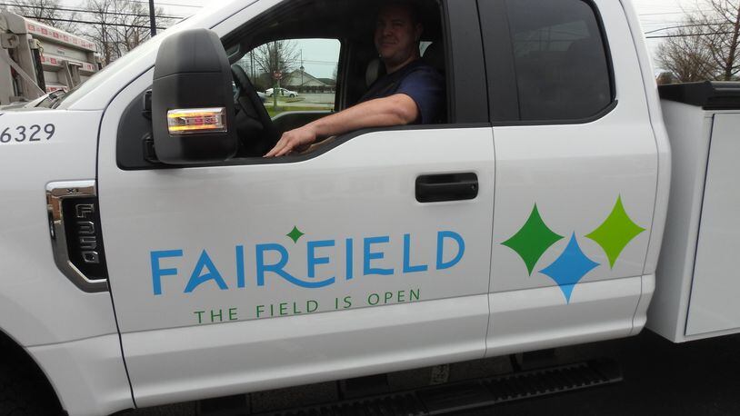 The city of Fairfield unveiled its new brand on Monday, March 9, 2020, during the City Council work session. Three city vehicles were on display with the new logo. City vehicles will be wrapped with the new logo as they are replaced, and the city’s letterhead will be ordered with the new logo when it needs to be replenished. PROVIDED PHOTO