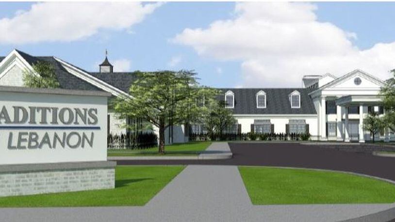 Warren County commissioners gave the nod on Tuesday to a $1 million tax abatement for an assisted living development in Lebanon, shown here in an artist’s rendering. CONTRIBUTED