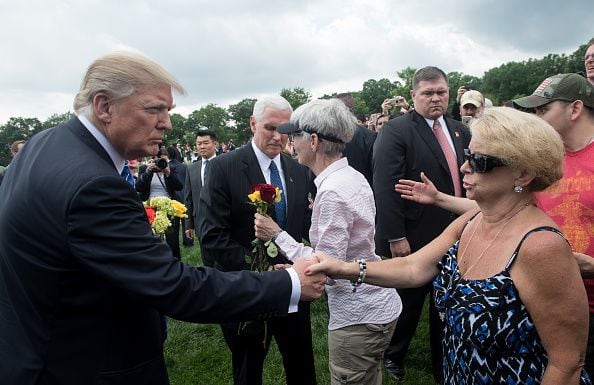 PHOTOS: Trump Memorial Day observance