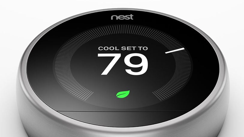 Customers of Hamilton’s electric system can get rebates if they buy certain models of thermostats, such as NEST (pictured), that allow them to adjust their heat downward when they’re not home.