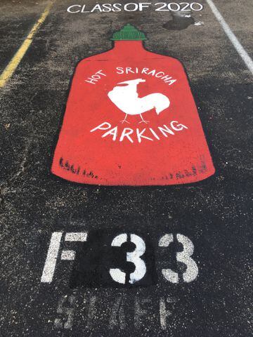 parking lot spaces
