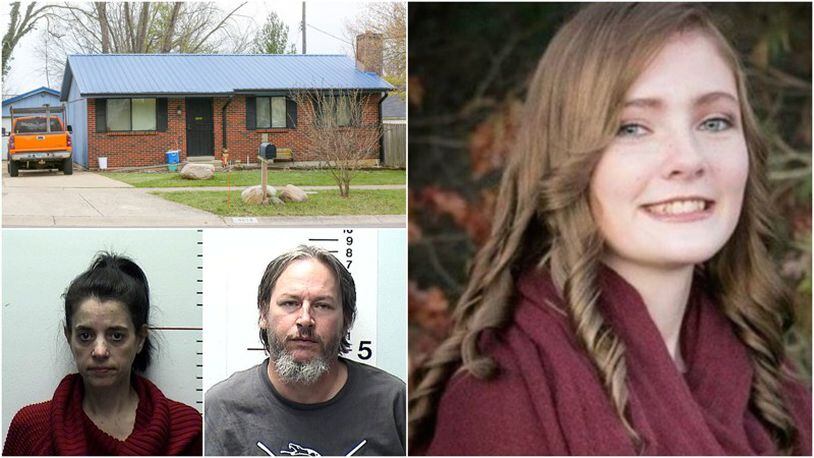 The home in the 4800 block of Caprice Drive in Middletown (top left) where Trenton missing teen, Loretta Norvell (far right) was found. The occupants of the home, Lucinda Bryant (bottom left) and Robert Bryant.