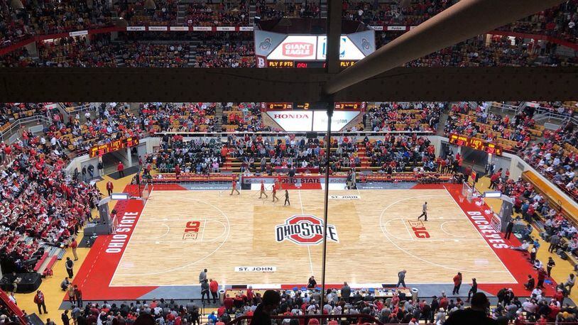 Ohio State’s historic St. John Arena in Columbus. Marcus Hartman/STAFF