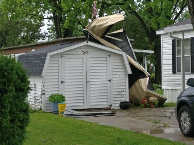 Storm damage