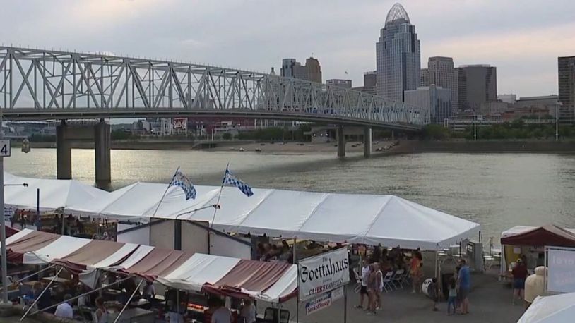 Glier’s Goettafest happens for two weekends at Newport on the Levee in Kentucky, just across the river from Cincinnati. CONTRIBUTED/WCPO