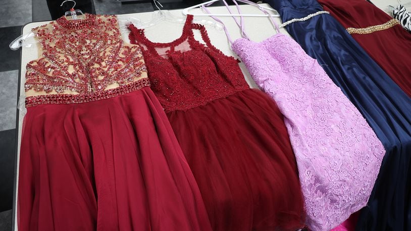 Prom dresses will be available for free at Oxford Presbyterian Church on April 15, 2022. FILE