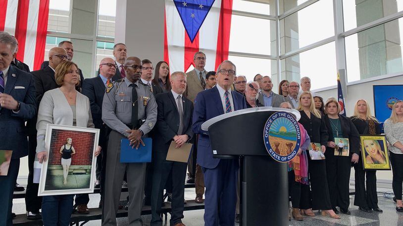 Ohio Gov. Mike DeWine is backing the ‘Hands-Free Ohio’ bill to prohibit hand-held cell phone use while driving. He held a press conference with Ohioans who have lost family members in traffic crashes attributed to distracted drivers.