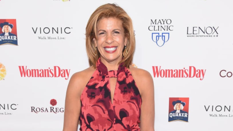 Hoda Kotb is set to to return to the "Today" show April 17. She was on leave after adopting her baby, Haley Joy.  (Photo by Michael Loccisano/Getty Images)