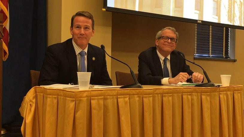 Husted and DeWine dance around governor's race question