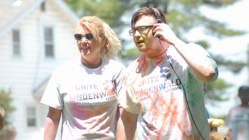 Lindenwald's Color Run took place Sunday, May 21, 2023. Roughly 50 participants started at Schuster Park, ran down Van Hook Avenue and finished at Benninghofen Park. CHRIS VOGT/CONTRIBUTOR