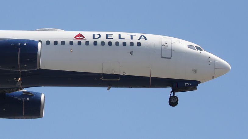 A passenger claims he stepped in dog waste on a Delta Air Lines plane (not pictured).