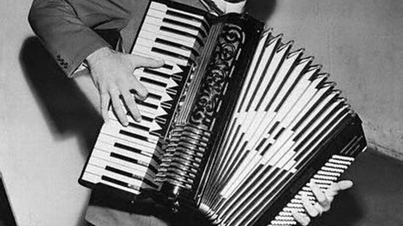 Famous accordion player Dick Contino, who died at the age of 87.