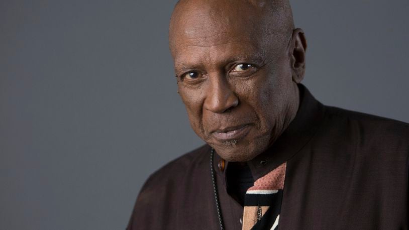 FILE - Louis Gossett Jr. poses for a portrait in New York to promote the release of "Roots: The Complete Original Series" on Bu-ray on May 11, 2016. (Photo by Amy Sussman/Invision/AP, File)