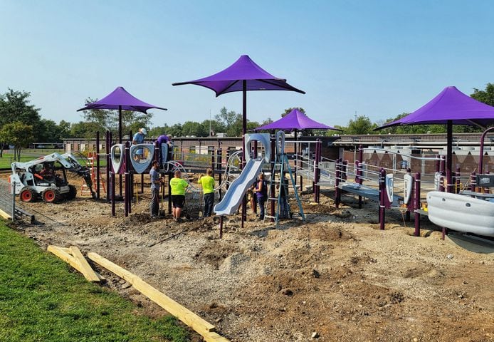 Amanda Elementary playground nears completion