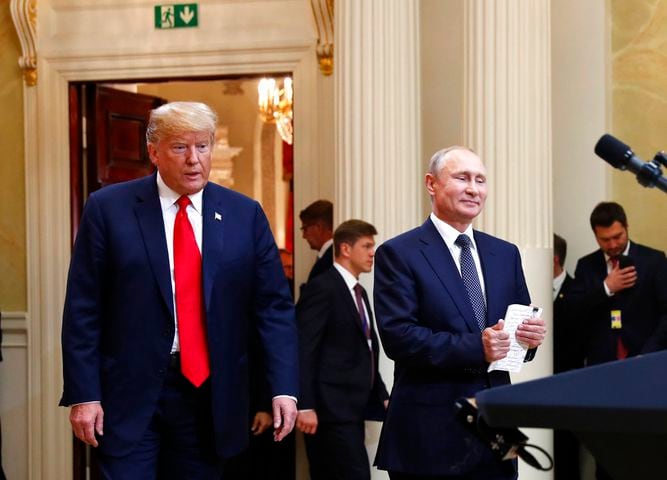 Photos: Trump, Putin meet at Helsinki summit
