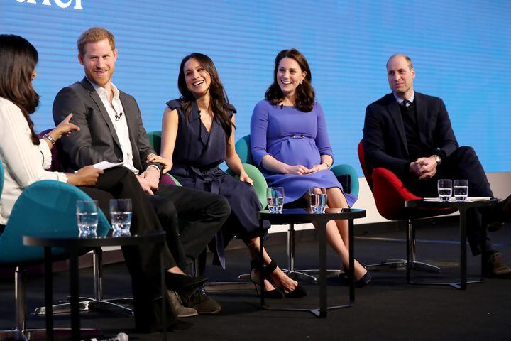 Photos: Meghan Markle appears with royals Harry, Kate, William at first joint engagement