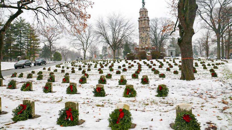 A Wreaths Across America ceremony will take place Saturday, Dec. 16, at Woodside Cemetery & Arboretum in Middletown. CONTRIBUTED