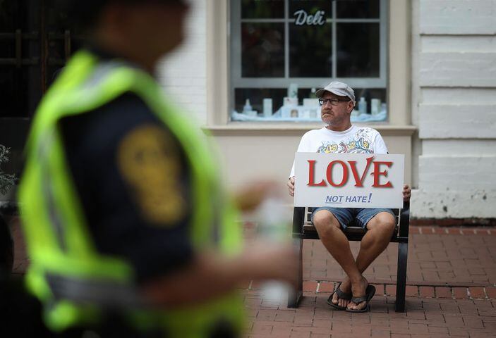 Photos: Protesters mark 1-year anniversary at Charlottesville