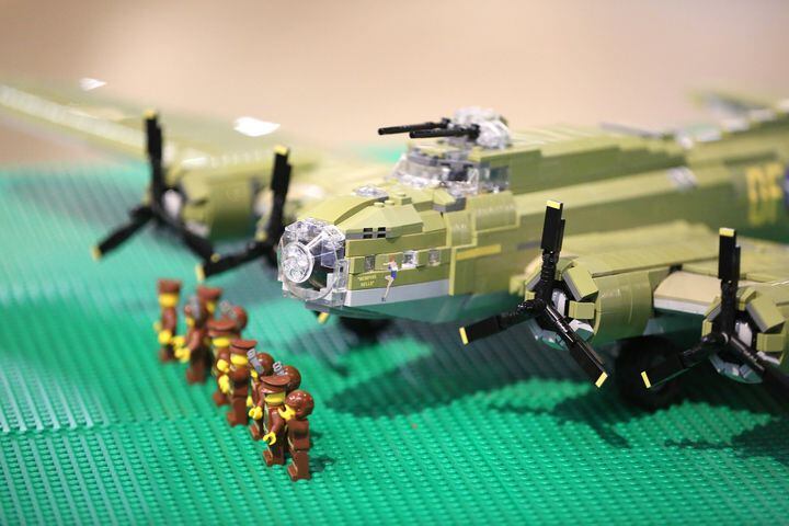 PHOTOS: A million LEGO bricks honor veterans in display at the Air Force Museum