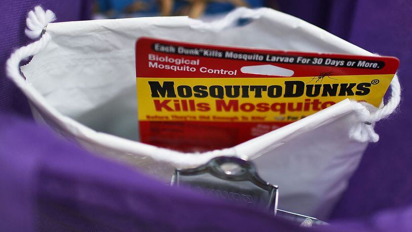 KENDALL, FL - JULY 08: A mosquito protection kit is seen as representatives of Planned Parenthood canvass a neighborhood to educate people about the mosquito-borne Zika virus on July 8, 2017 in Kendall, Florida. The Planned Parenthood representatives informed people that among other things the virus is transmitted through mosquito bites and unprotected sexual activity. Miami-Dade County officials announced yesterday, that they are seeing a rise in the number of Zika-spreading mosquitoes across the county and have stepped up control efforts. (Photo by Joe Raedle/Getty Images)
