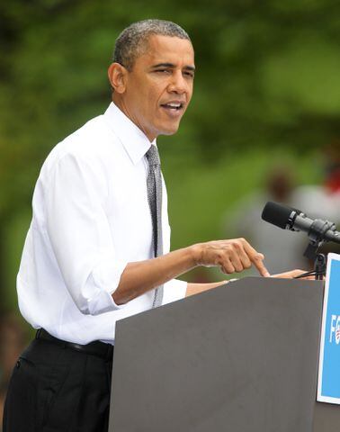 President Obama in Cincinnati