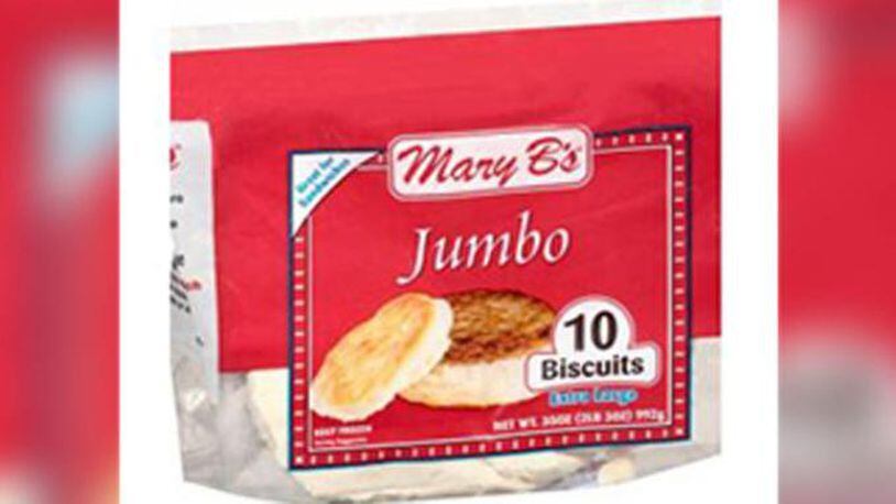 Mary B's frozen biscuits. (Credit: FDA.gov)