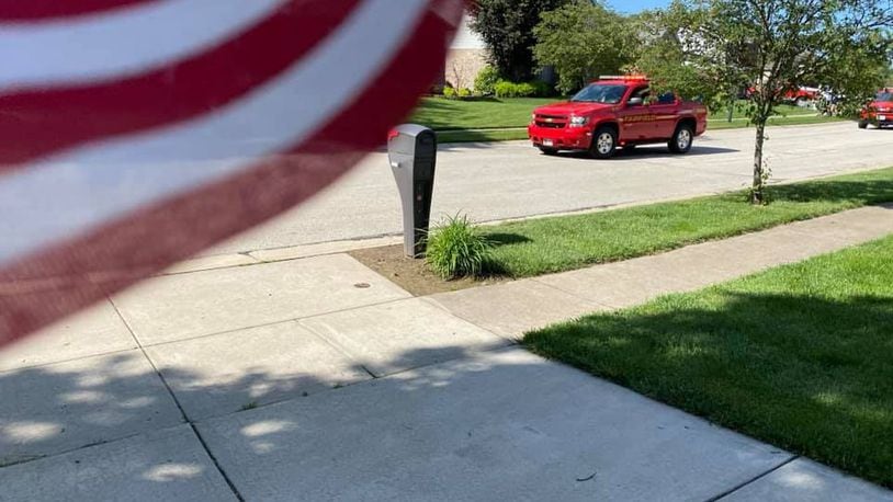 Fairfield first responders held a mini Memorial Day parade of vehicles in the city Monday honoring local veterans and Gold Star families. Weaths were also placed at the Veterans Memorial and a short service was streamed on the city’s Facebook page. SUBMITTED