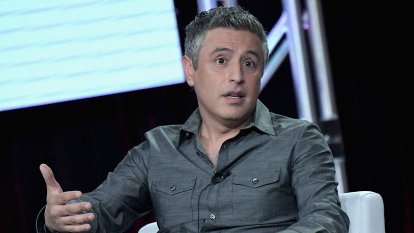 PASADENA, CA - JANUARY 14: Host of 'Believer with Reza Aslan' Reza Aslan speaks onstage during the CNN Original Series portion of the TCA Turner Winter Press Tour 2017 Presentation at The Langham Resort on January 14, 2017 in Pasadena, California. (Photo by Charley Gallay/Getty Images for Turner)