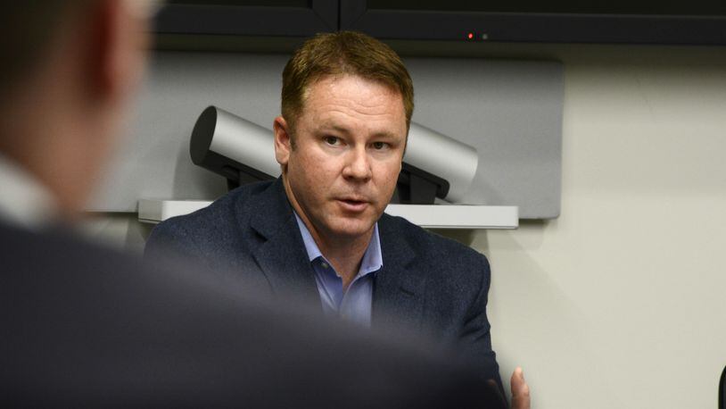 U.S. Rep. Warren Davidson, R-Troy, says he disagrees with the recent "fix" of the national background check system for firearms, and did not agree with President Donald Trump when he said, “Take the firearms first, and then go to the court” during a March meeting with lawmakers discussing gun control in the wake of the Parkland, Fla., school shooting. MICHAEL D. PITMAN/FILE