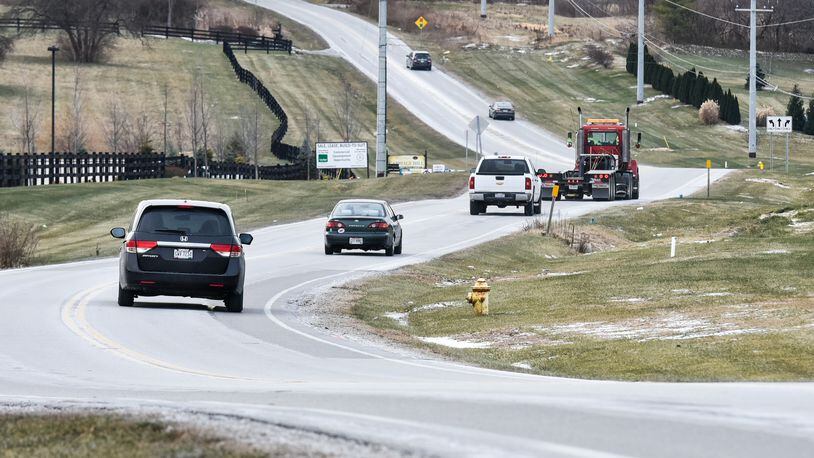 The $7 million widening project for Ohio 747 has been delayed due to utility relocation issues. This is the section between Millikin Road and Princeton Road. The project was slated to start in the fall but it will not start until next year. NICK GRAHAM/STAFF