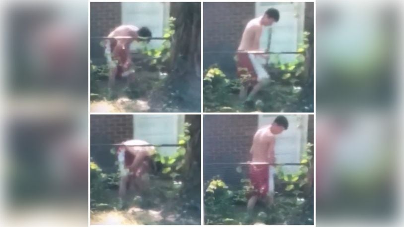 Here are screen captures of an 18-year-old allegedly beating a dog with a baseball bat. Clayton Sisco, 18, allegedly admitted he was punishing Duece, a pit bull, for defecating in the cage it was confined in, according to the Butler County Dog Waren supervisor.