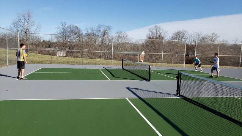 At the request of many residents West Chester Twp. recently installed pickelball courts at Keehner Park.