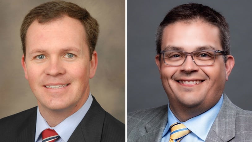 The candidates for Butler County auditor, on the Nov. 8, 2022 ballot, are Republican Roger Reynolds and Democrat Mike Dalesandro. CONTRIBUTED