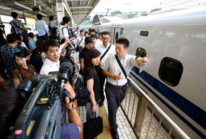 June 30, 2015: Japan train fire