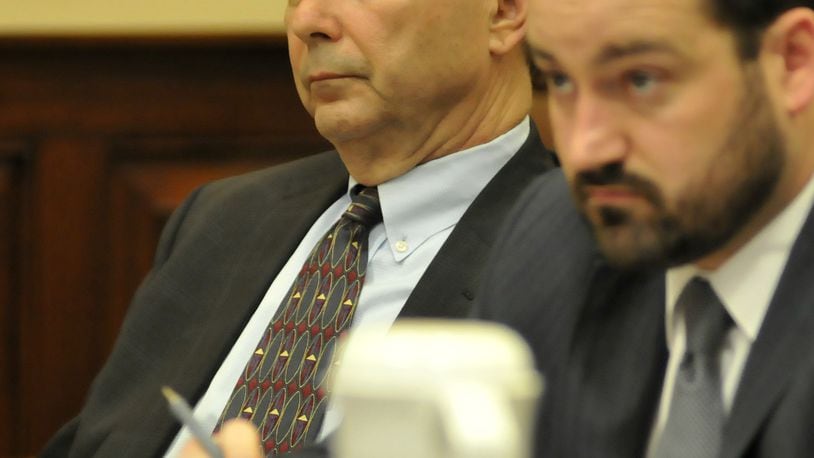 A motion to have former state lawmaker Pete Beck released early from prison has been denied because the appeals court reconsideration period has not yet expired. An appeals court can reconsider a decision up to 10 days after. Pictured, Beck listens to cross-examination testimony on May 11, 2015, during his criminal trial in a Hamilton County Common Pleas courtroom in downtown Cincinnati. MICHAEL D. PITMAN/STAFF