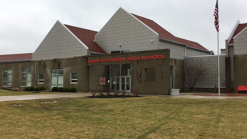 Bishop Fenwick High School was on a “soft lockdown” this morning, meaning classes were conducted but no one was allowed to enter or leave the school, officials said. ED RICHTER/STAFF