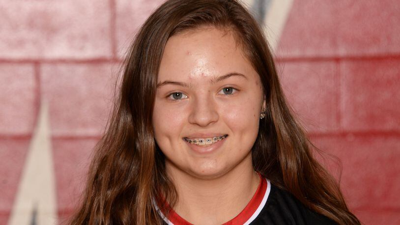 Lakota West freshman KK Mathis pitched a five-hitter and smacked a two-run homer Monday in a 4-1 victory over previously unbeaten Lakota East in West Chester Township. PHOTO COURTESY OF LAKOTA WEST ATHLETICS