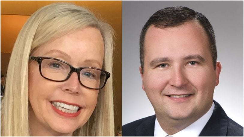 Hamilton resident Susan Vaughn (left) has announced she is running against Ohio Rep. Wes Retherford (right) for the 51st Ohio House District.