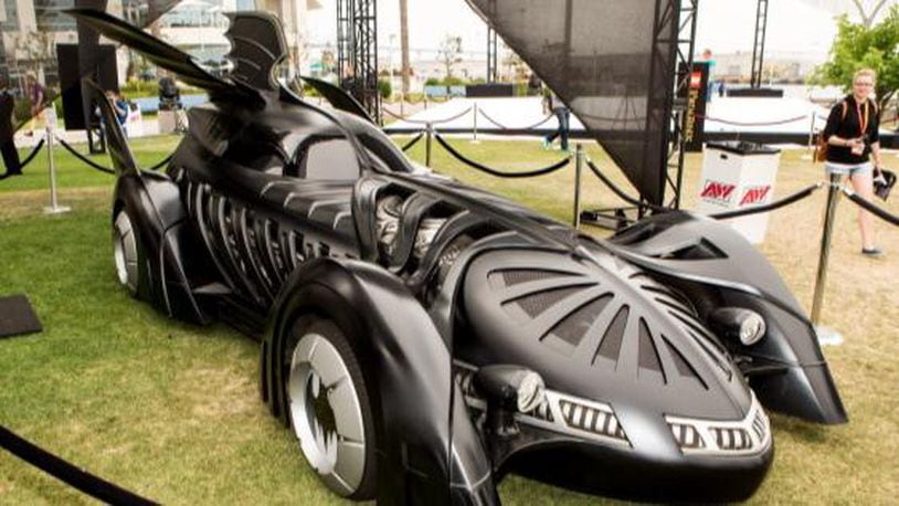 FILE PHOTO: The Batmobiles at the Hilton San Diego Bayfront Hotel.  (Photo by Christopher Polk/Getty Images)