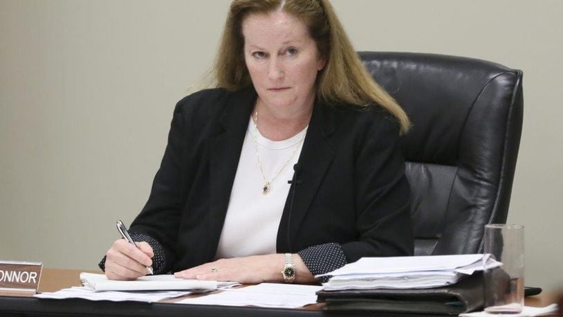 Lakota Board of Education President Lynda O’Connor has lead the board’s efforts to hire an executive search firm at less cost than in 2011. The board is searching for a new superintendent to replace Karen Mantia, who was granted medical leave by the board in August. Former Assistant Superintendent Robb Vogelmann is now acting superintendent.