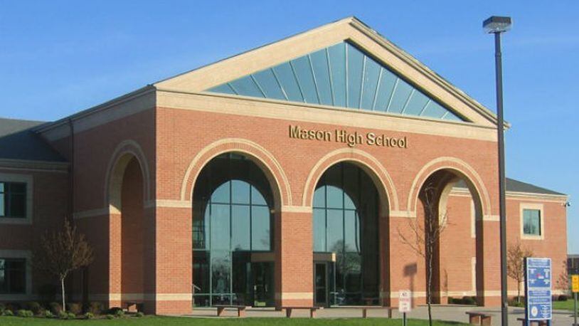 A Mason High School student was arrested Thursday evening after an investigation tied him to a threat about a shooting at the school, district officials said. FILE PHOTO