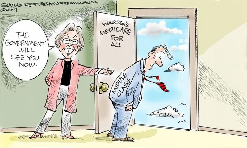 Week in cartoons: Medicare for all, Popeyes and more