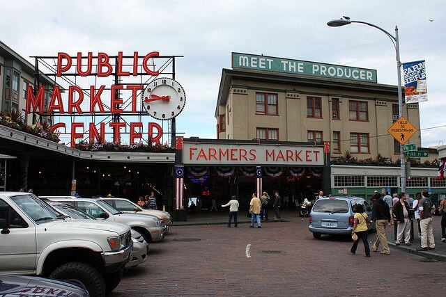 Seattle Icons Now and Then