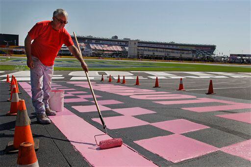 NASCAR promotes breast cancer awareness