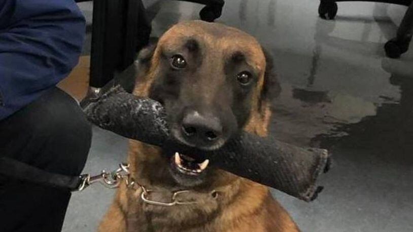 Nero was the hero for the Oregon State Police as he sniffed out 124 pounds of meth in a vehicle on Nov. 21.