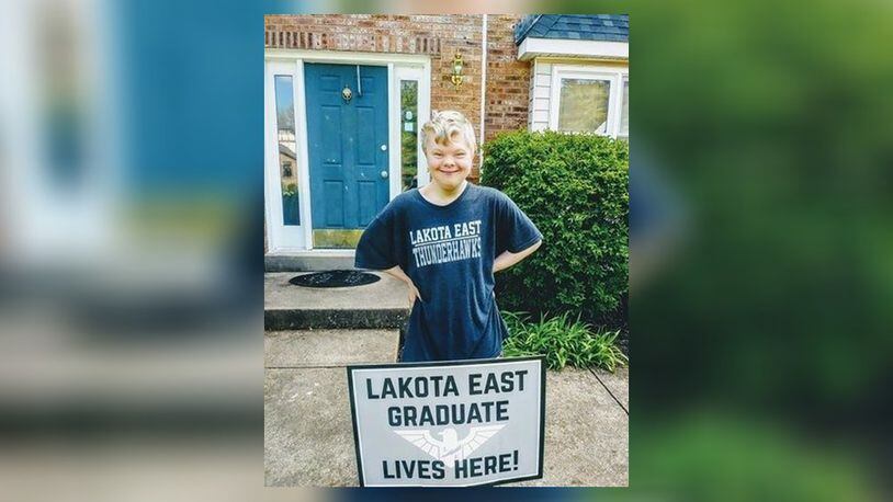 Lakota East High School senior Will Downs will be among the more than 1,300 students graduating this weekend from East and Lakota West High School in ceremonies radically altered by safety standards in wake of the coronavirus. Downs is a special needs student who has undergone more than 30 surgeries to help him survive.(Provided Photo/Journal-News)