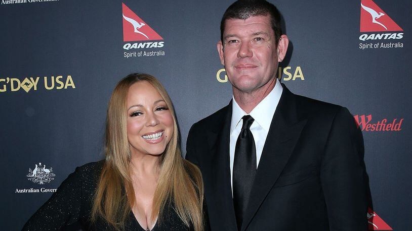 LOS ANGELES, CA - JANUARY 28: (L-R) Mariah Carey and James Packer attend the 2016 G'Day Los Angeles Gala at Vibiana on January 28, 2016 in Los Angeles, California. (Photo by Jonathan Leibson/Getty Images)